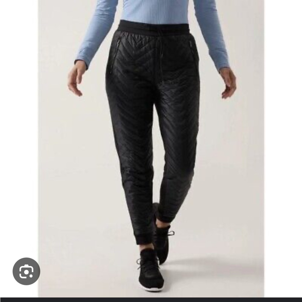 Athleta Apres Ski Down Jogger || Black. Never worn!